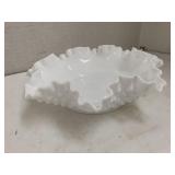 Fenton Hobnail Milk Glass Dish