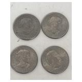 4 cnt - Susan B. Anthony dollar coins