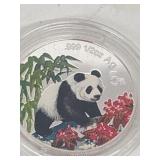China 1997 5 Yuan Colorized 1/2oz Silver Panda