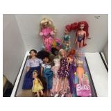 Barbies & Misc Dolls Lot
