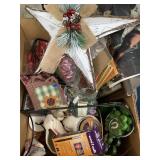 Box of Misc Decor
