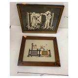2cnt Amish Framed Decor