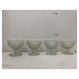4cnt Anchor Hocking Glasses, 2 have large crack