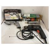 Black& Decker drill & pneumatic cutter & shear