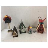 Mini birdhouse decor
