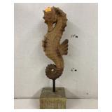 Resin seahorse figure