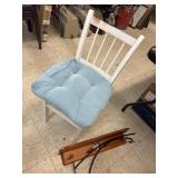 Chair, Shelf, Metal Hanger Lot