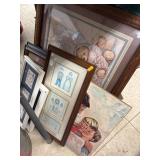 Lighted Star & Lot of Vintage Wall decor
