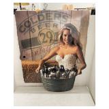 Metal Colders Beer sign