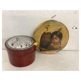 Native American trinket box & wall hanging