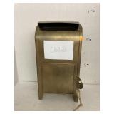 Metal mailbox with lock