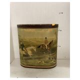 Antique ï¿½The Huntï¿½ picture waste basket