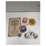 Political Pins, Columbia City Pins, Movie Star