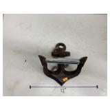 Resin anchor toilet paper holder