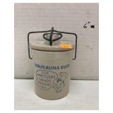 Vntg Kaukauna Cheddar cheese crock