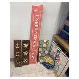 Wooden Signs / Decor Lot
