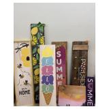 Wooden Signs / Decor Lot