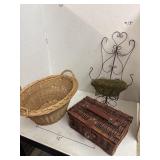 Wicker Baskets & Plant Display