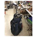 Golf Clubs in Golf Bag