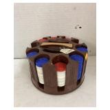 Lowe poker chip dispenser w/chips