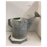Galvanized watering can