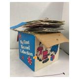 Various kids records (78, 45, & 33 1/2 rpm)