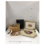Misc VTG Items - Purse, Cigar Box, Hymnal. etc