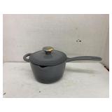 Crofton 1.75 qt cast iron enameled pot/lid