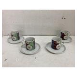 Vntg Japanese tea cups & saucers