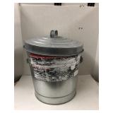 Galvanized Pail w/ Gardening Supplies Inside