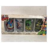 Marvel Comics collectorï¿½s series pint glasses (4)