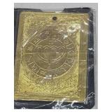 Vtg Zodiac Aurum Alchemy Symbols Pendant