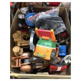 Box of Toy Vehicles