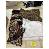 Vintage Boho Linens, Wraps, Blanket