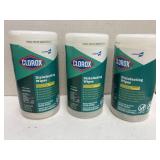 3 cnt Clorox Disinfectant Wipes