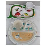 2cnt Kids Plates and Cups