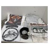 Harley Davidson Belt Buckle and Shirts