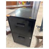 2 Drawer Metal File Cabinet