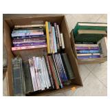 2 boxes of books