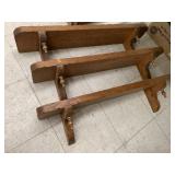 3cnt Wooden Shelves