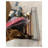 Metal Basket and decor