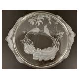 Peacock Cake Plate