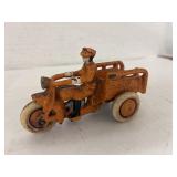 Vintage Cast Iron HARLEY DAVIDSON 3  Motorcycle