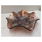 Fenton Amethyst Carnival Glass Dish
