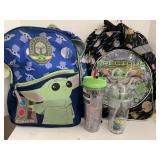 Book bags and Cups