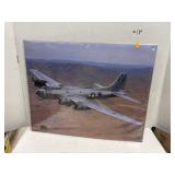 Boeing B-17G Flying Fortress aircraft poster