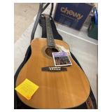 Guitar - Fender Acoustic W/ Case  - missing 1