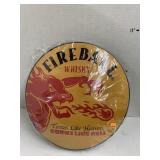 Metal Fireball Sign