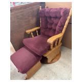 Rocker Glider w/ Footstool