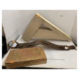 Leather strap, decor box, misc